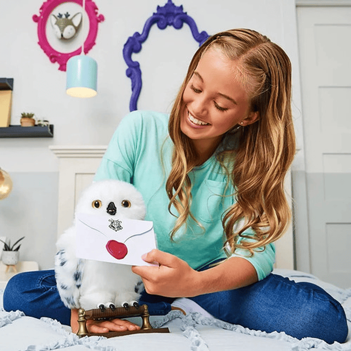 Búho Interactivo Hedwig Wizarding World Harry Potter  9