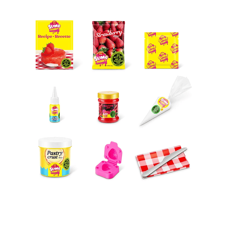Set De Juego Slime Mart Cheesecake De Frutilla Zuru 3