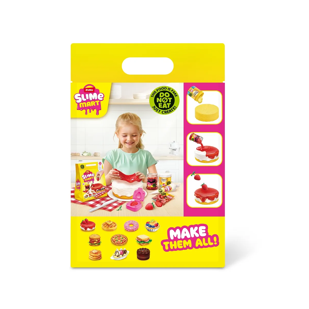 Set De Juego Slime Mart Cheesecake De Frutilla Zuru 5