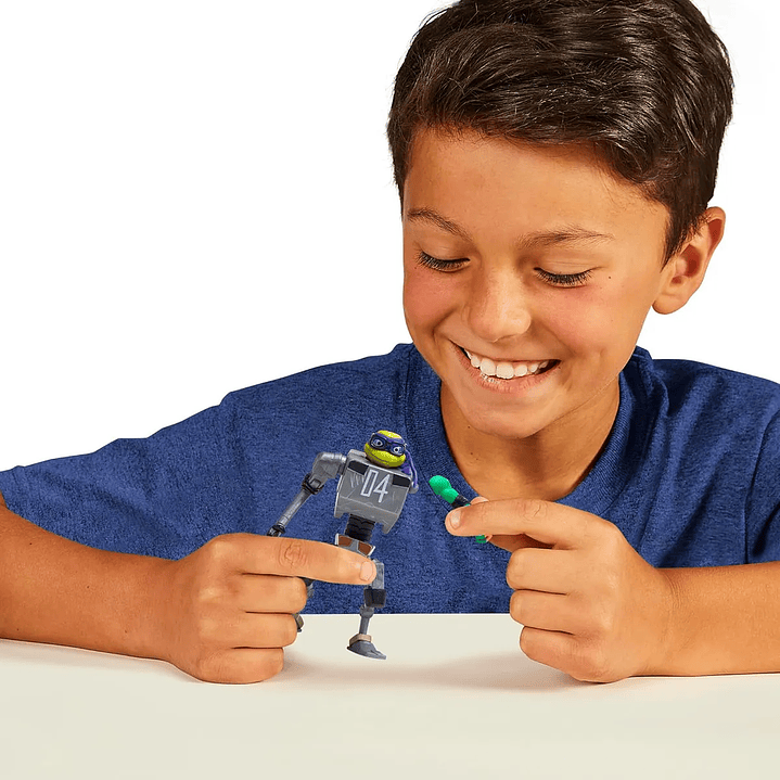 Figura Tortugas Ninja Mutant Mix'n Match Mechazoid Original 8