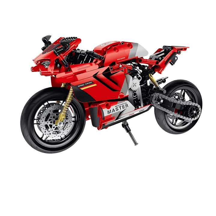 Moto A Friccion 557 Piezas Bloques P/armar Ft133 Immaster Motocicleta 3