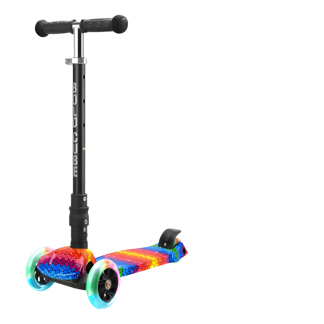 Monopatin Scooter Big 3 Ruedas Plegable C/ Luz Bold Cube 3WS 7