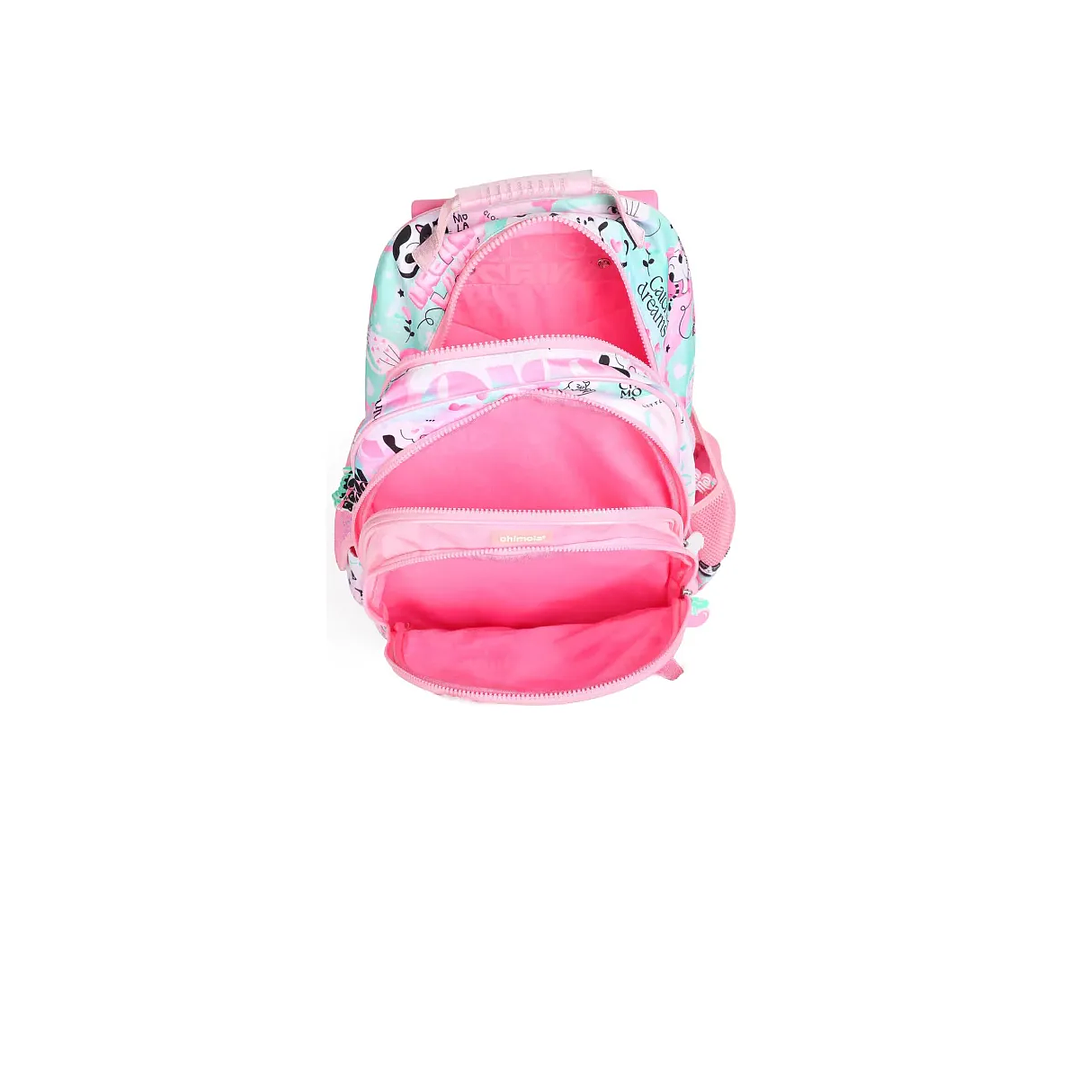 Mochila Con Carro De 18 Pulgadas Gatito Bt164 Chimola 2