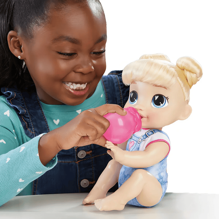 Baby Alive Muñeca Harper Hugs Juega Y Gatea Sonidos Hasbro 6