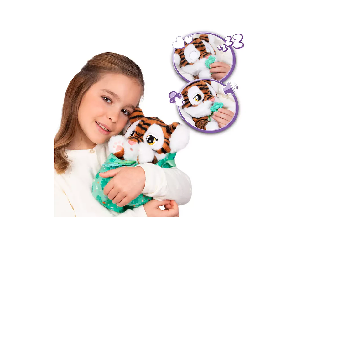 Baby Paws Peluche Interactivo 22 Cm Tigre Original Tigre 5
