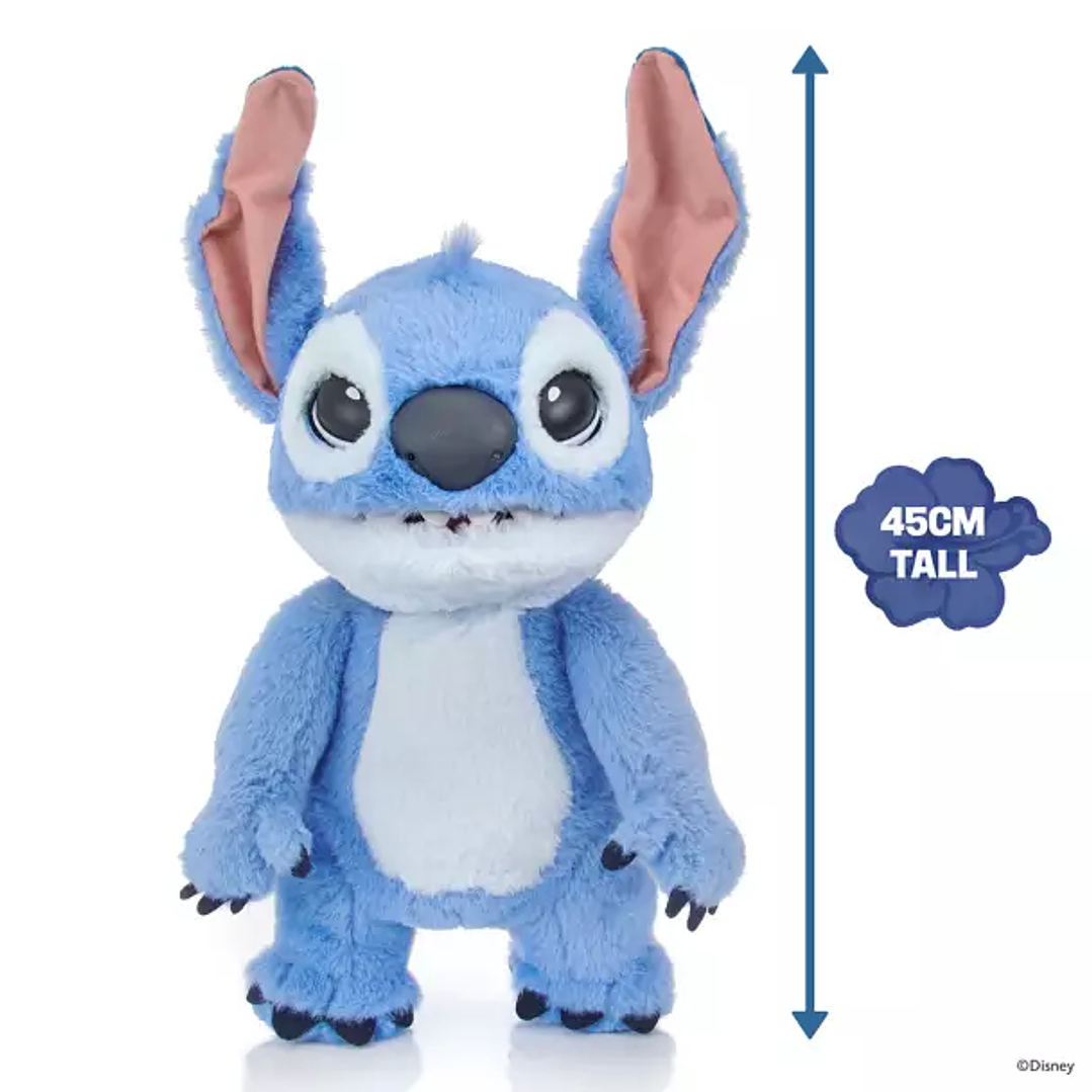 Muñeco Puppetronic Stitch Live Action 35cm Real Fx 5