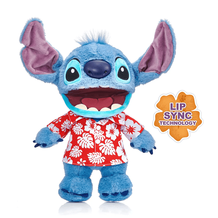 Muñeco Puppetronic Chatty Hawaiian Stitch Con Sonido Wabro 2