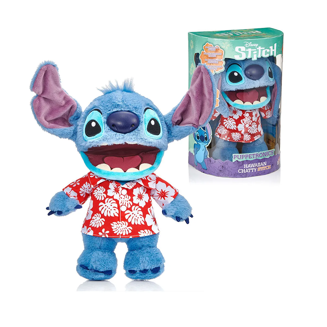 Muñeco Puppetronic Chatty Hawaiian Stitch Con Sonido Wabro 1