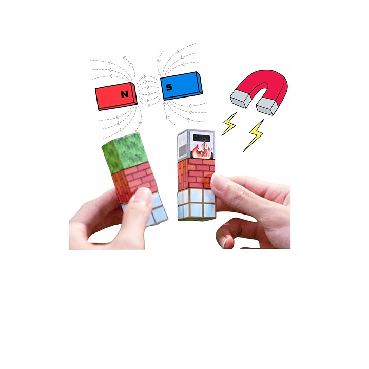 Bloques Magnéticos Cubos Steam Minecraft 114 Piezas 2960020 6