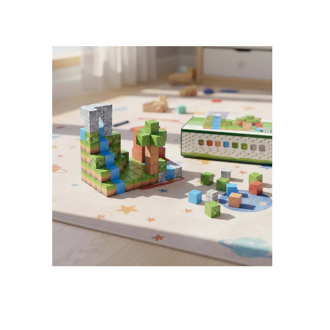 Bloques Magnéticos Cubos Steam Minecraft 104 Piezas 2960008 7