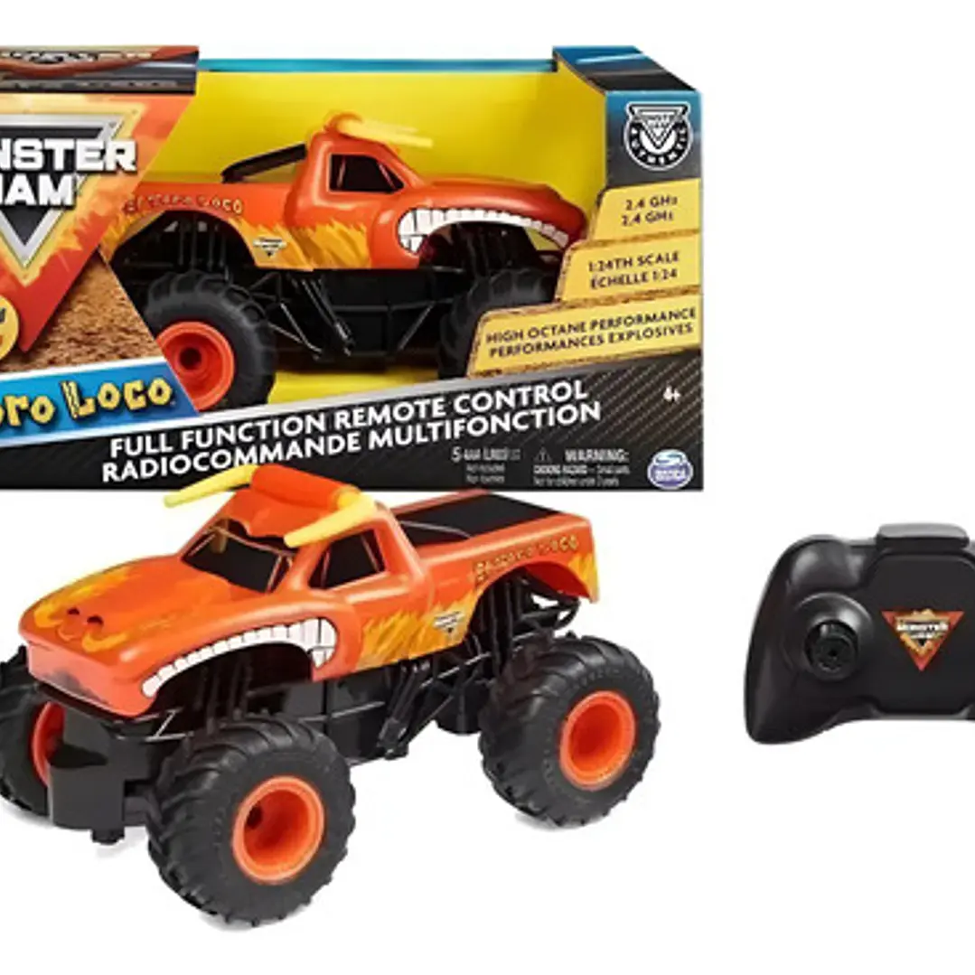 Monster Jam El Toro Loco Camiontea A Control Remoto 1