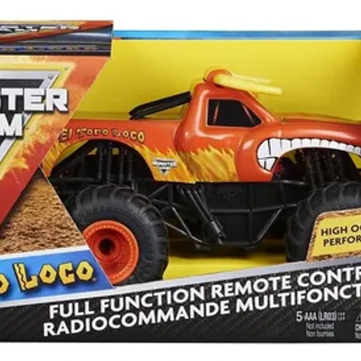 Monster Jam El Toro Loco Camiontea A Control Remoto 3