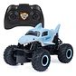 Monster Truck A Control Remoto Monster Jam Escala 1:24, Megalodon Azul Claro Spin Master 3+ - Miniatura 2