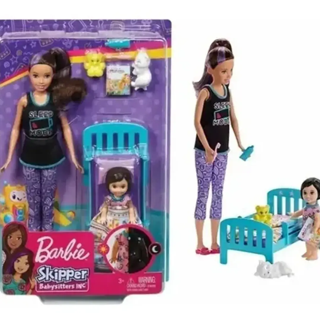Muñeca Barbie Skipper Babysitters Fhy97 Mattel 1