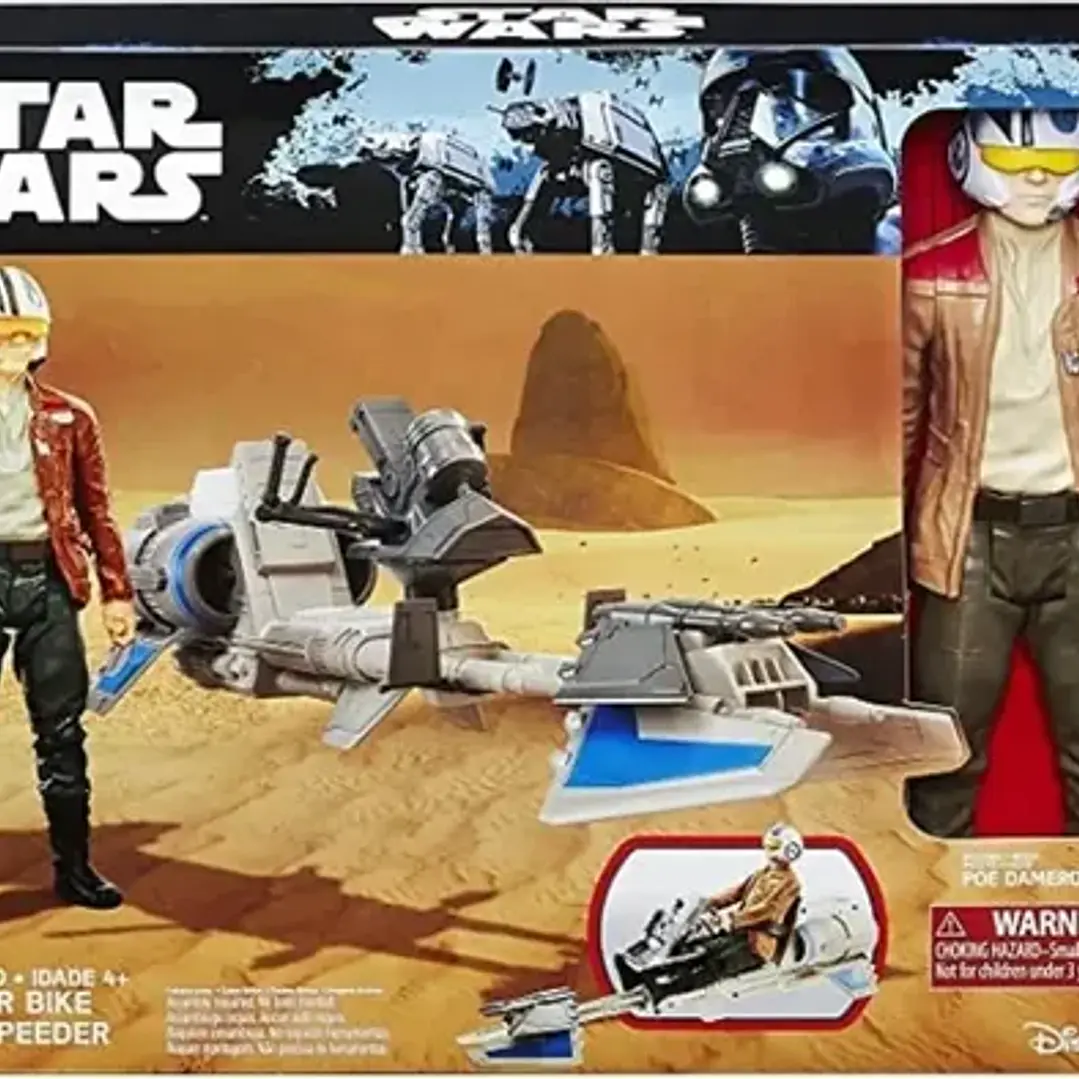 Star Wars Moto Speeder Con Poe Dameron 1