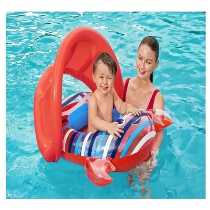 Asiento Bote Inflable Cangrejo Con Techo Bestway 34125 5