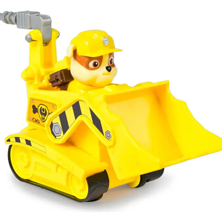  Muñeco Con Vehículo De Paw Patrol-rubble- Original 2