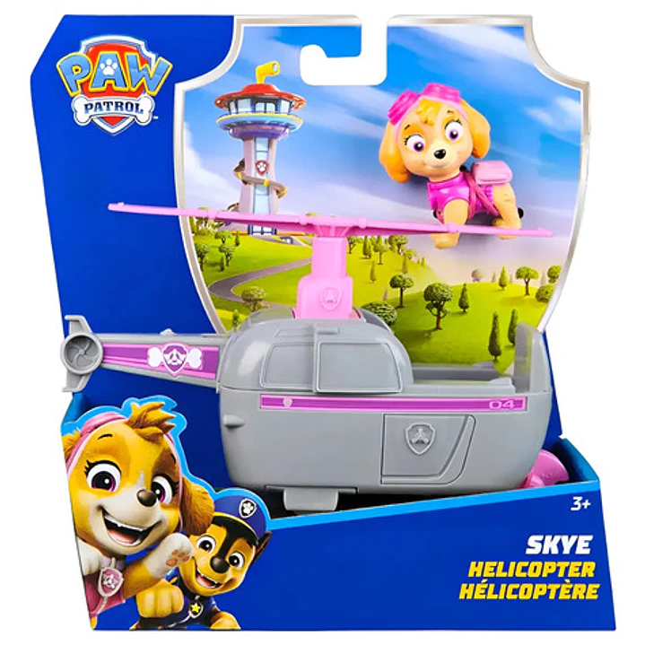 Paw Patrol Vehiculo C/ Figura -skye- Original 1