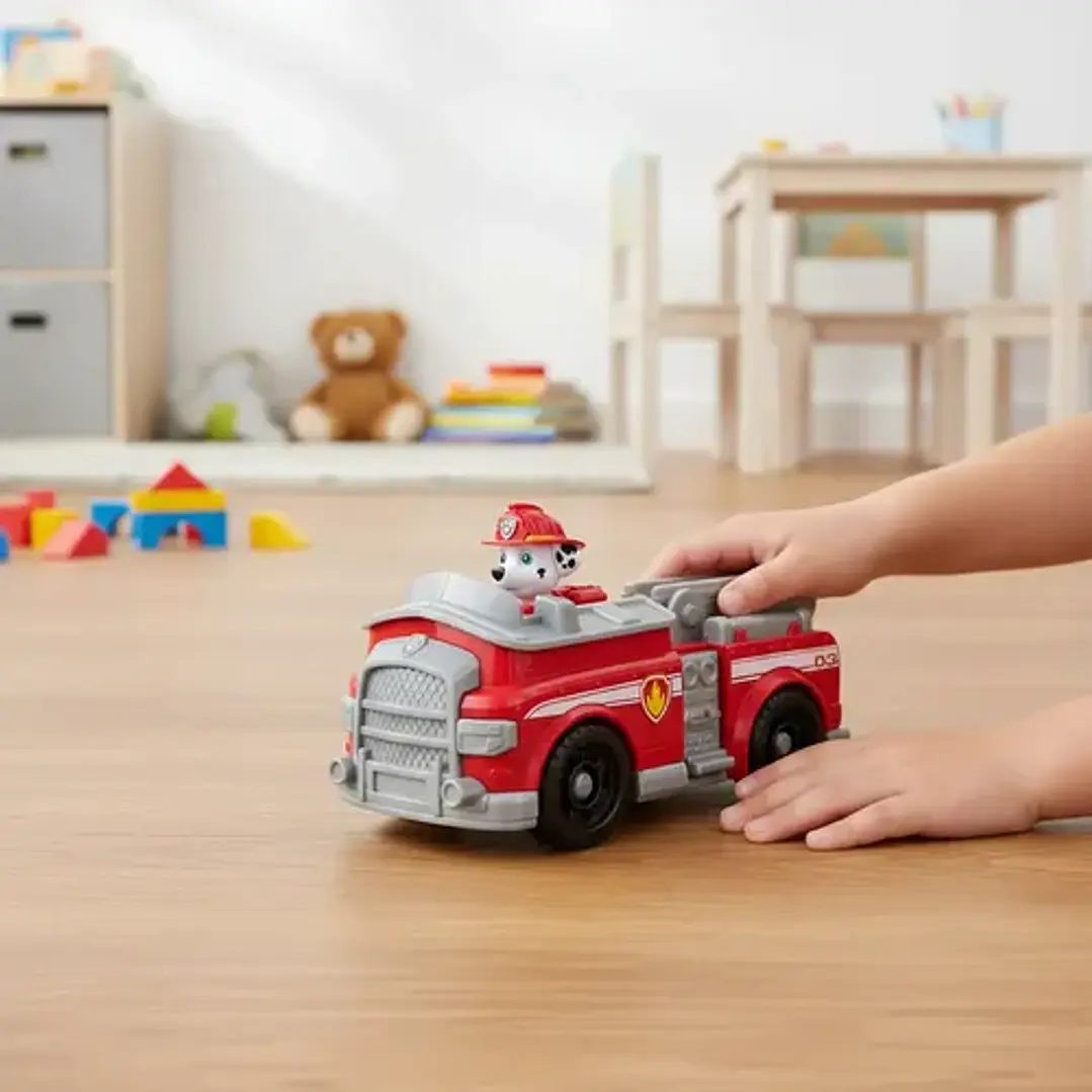 Paw Patrol Auto Mediano C/figura -marshall- Original 8