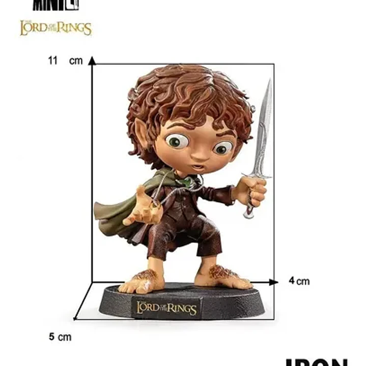 Figura Coleccionable Frodo El Señor De Los Anillos Iron Studios Minico 6