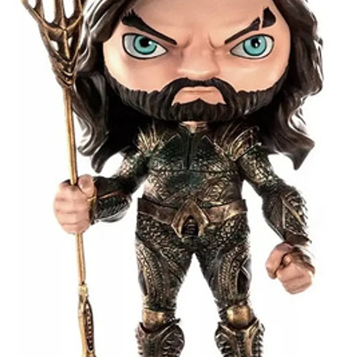 Figura  Aquaman Liga De La Justicia Minico Iron Studios 1