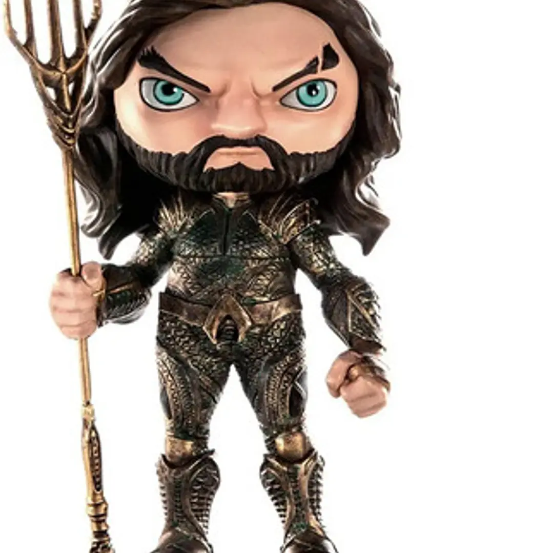 Figura  Aquaman Liga De La Justicia Minico Iron Studios 2