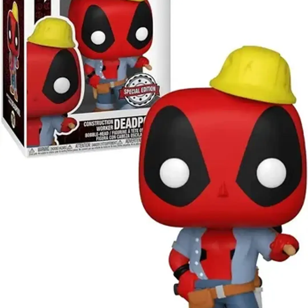 Funko Pop! Deadpool Construction Worker, Special Edition 781 3