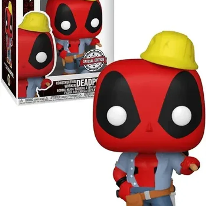 Funko Pop! Deadpool Construction Worker, Special Edition 781 3