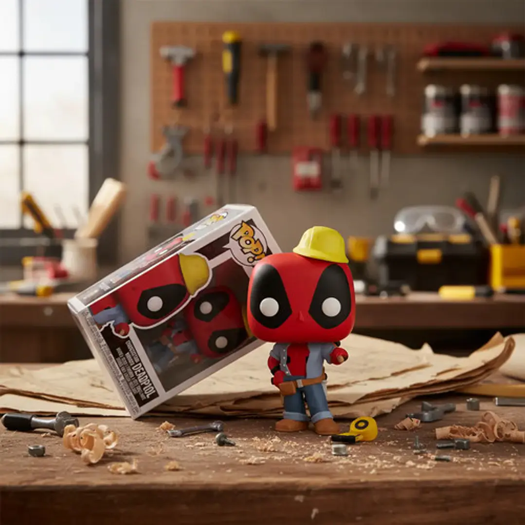 Funko Pop! Deadpool Construction Worker, Special Edition 781 4