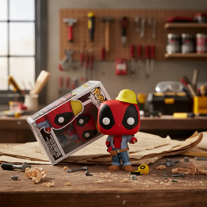 Funko Pop! Deadpool Construction Worker, Special Edition 781 4