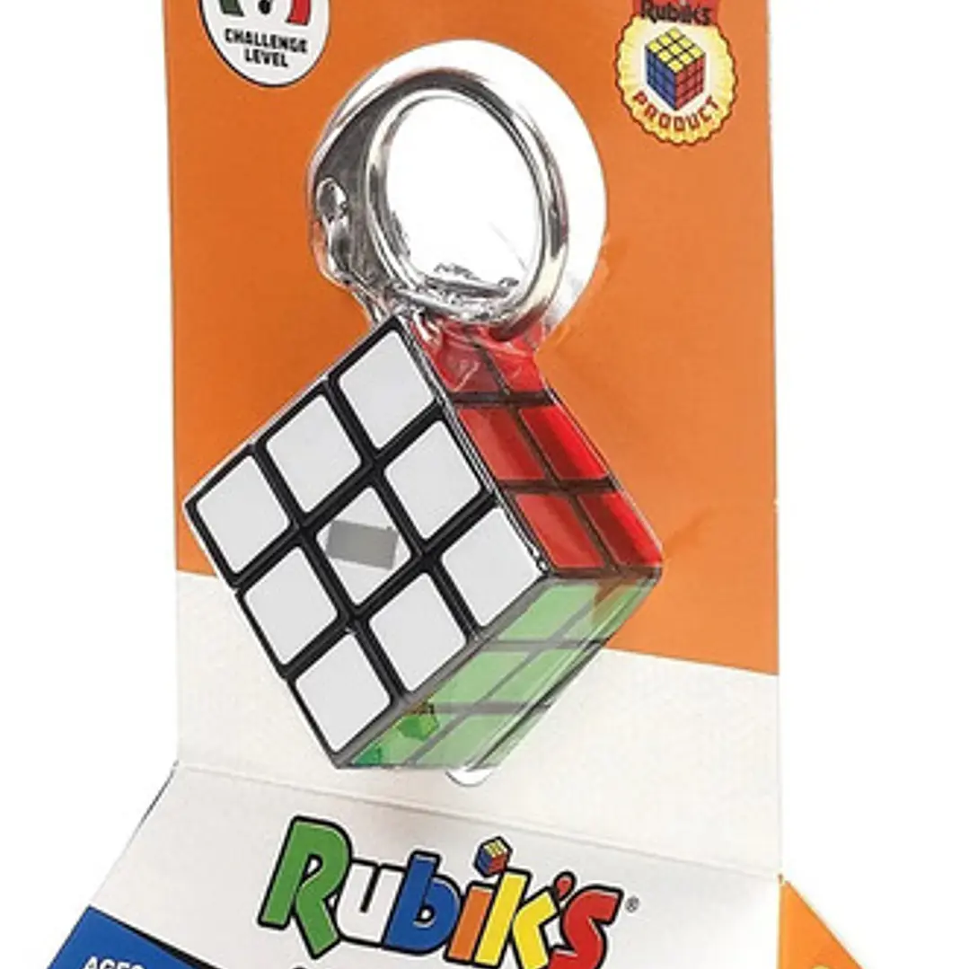 Cubo Rubik's Spin Master Llavero Cube Rubiks Habilidad Estructura Multicolor 5