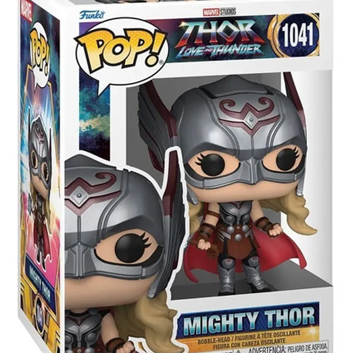Funko Pop! Mighty Thor Jane 62422 De La Coleccion Thor Love And Thunder Figura De Accion Marvel #1041 3