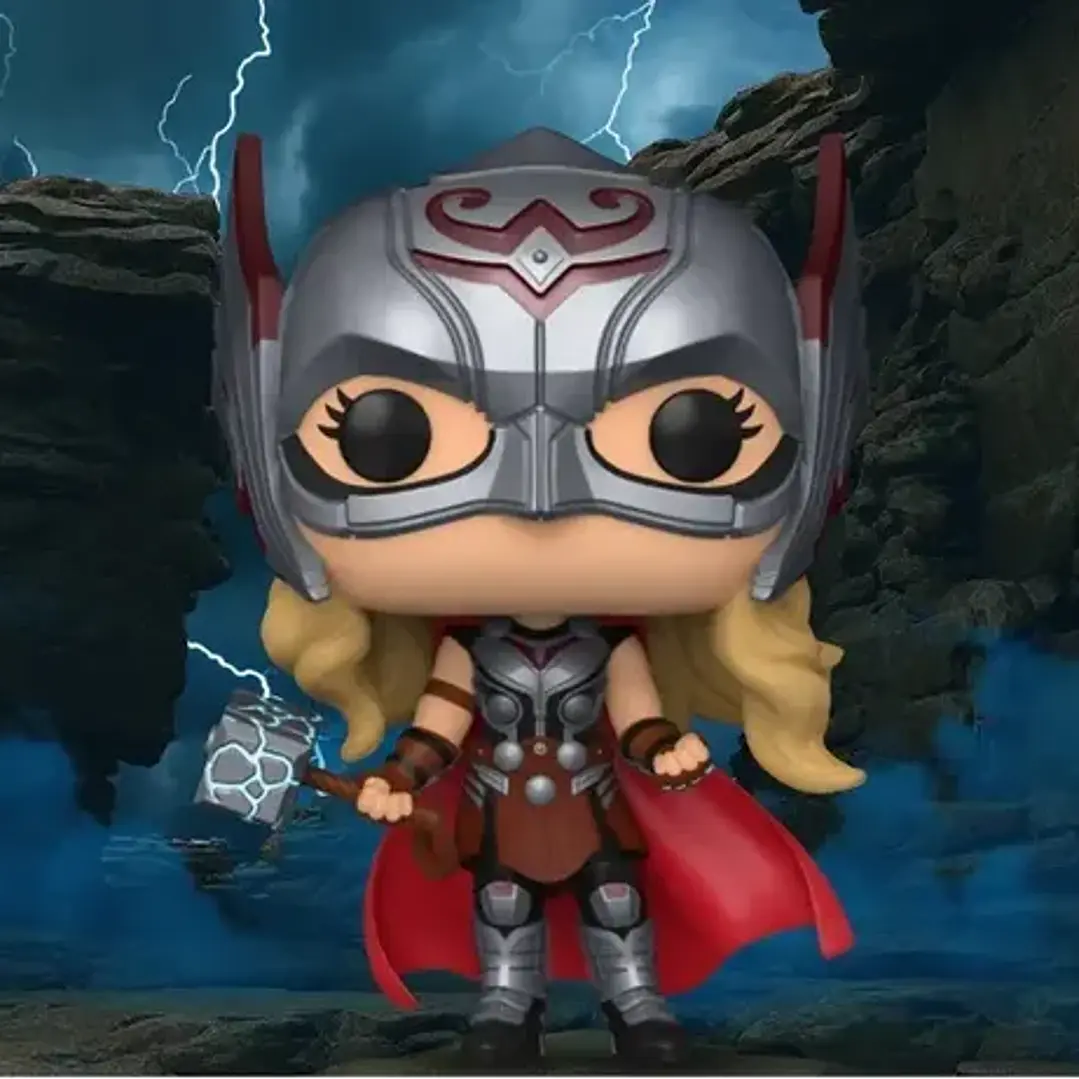 Funko Pop! Mighty Thor Jane 62422 De La Coleccion Thor Love And Thunder Figura De Accion Marvel #1041 4