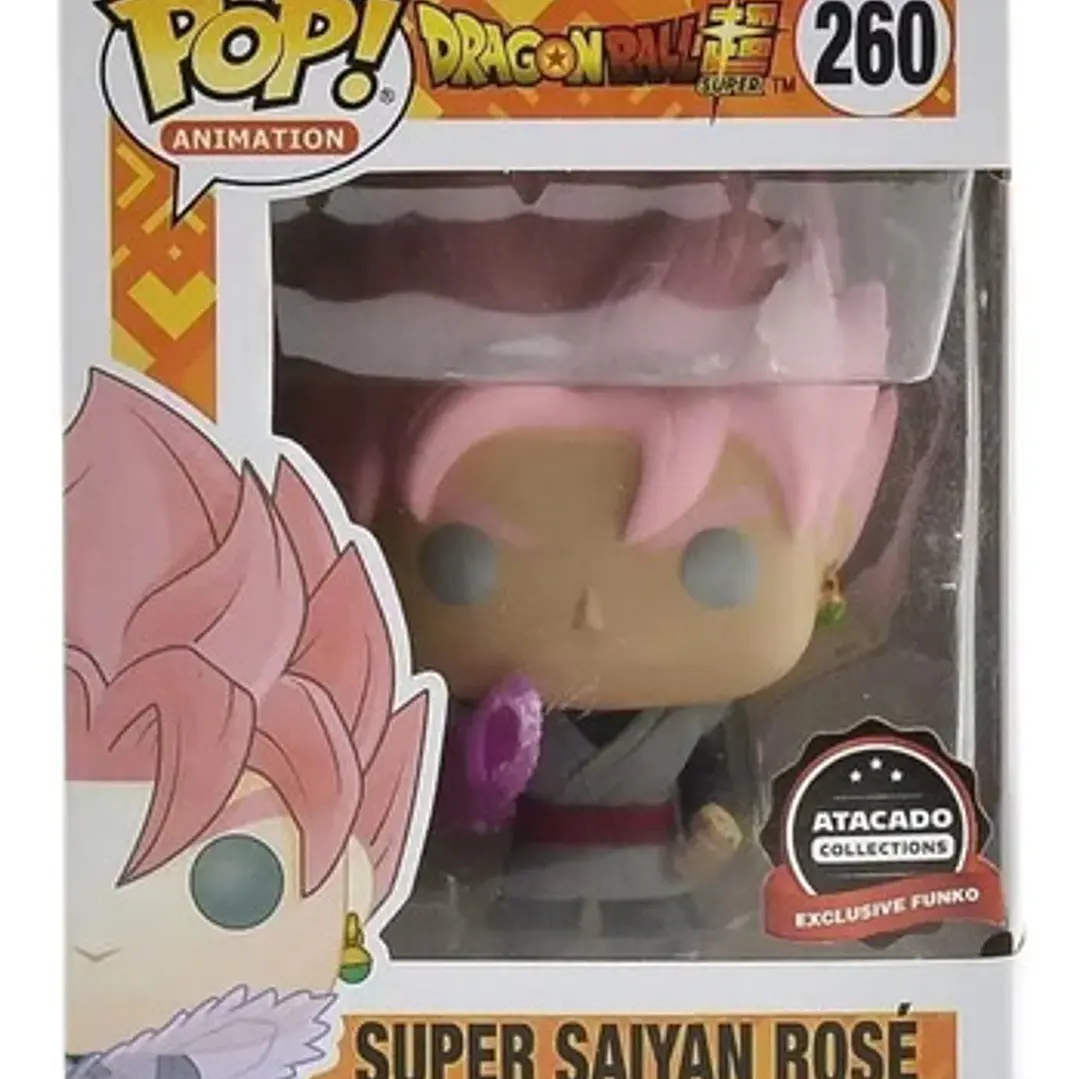  Funko Pop ! Dragon Ball Super Saiyan Rose # 260 Original 2