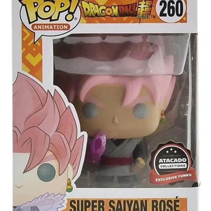  Funko Pop ! Dragon Ball Super Saiyan Rose # 260 Original 2
