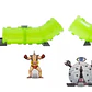 Las Tortugas Ninja Pista Tunel Lanzador Con Vehiculo Y Acc Color Verde - Miniatura 3