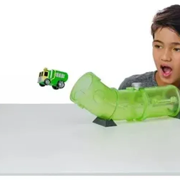 Las Tortugas Ninja Pista Tunel Lanzador Con Vehiculo Y Acc Color Verde 5