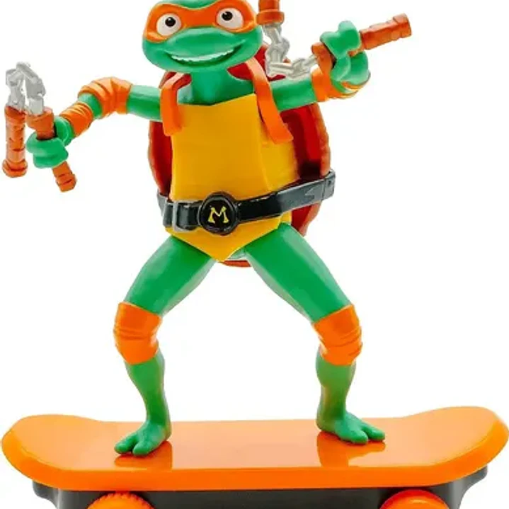 Figura Tortugas Ninja Pull Back Movimiento Mutantes Original 29