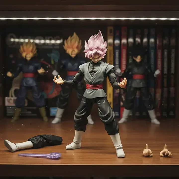 Fig Dragon Ball Stars Series S Saiyan Rose Goku Black Bandai 3