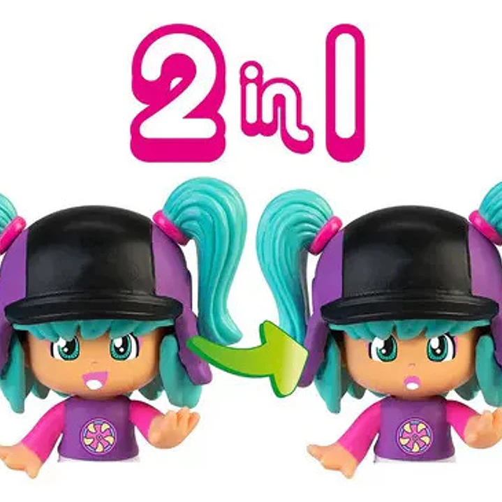 Muñeca Pinypon Let's Go! Coche Y Caballo Con Accesorios 7cm 6