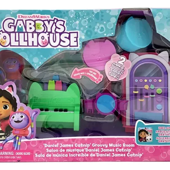  Set Ambientes C/fig Casa De Muñecas Gabbys Dollhouse Origin 6