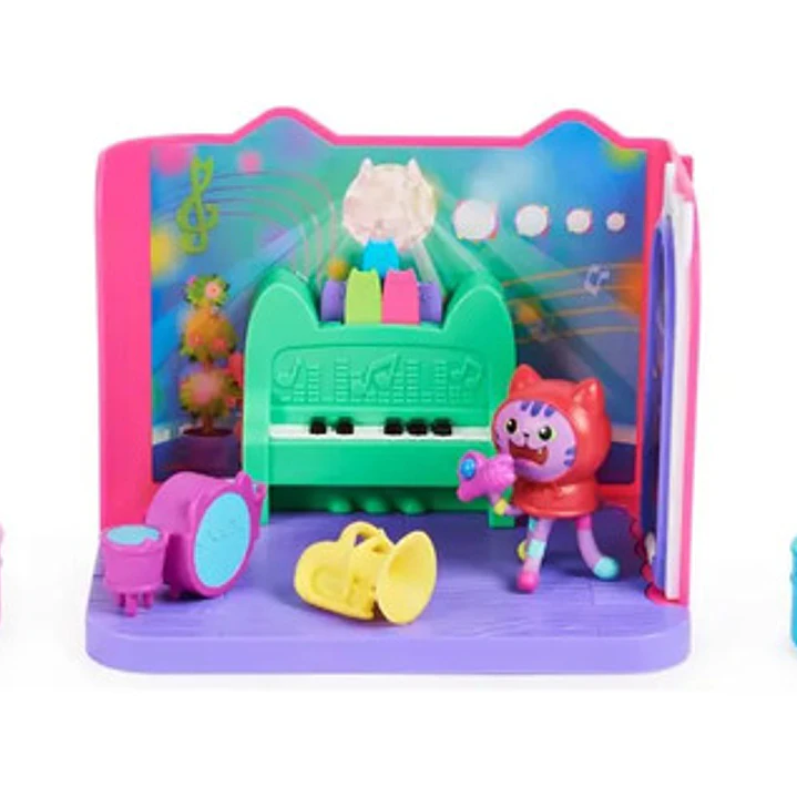  Set Ambientes C/fig Casa De Muñecas Gabbys Dollhouse Origin 7