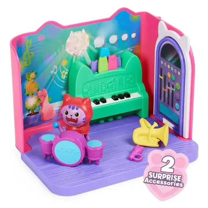  Set Ambientes C/fig Casa De Muñecas Gabbys Dollhouse Origin 10