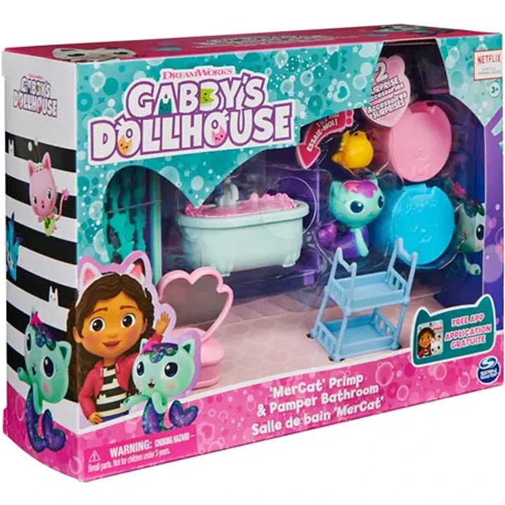  Set Ambientes C/fig Casa De Muñecas Gabbys Dollhouse Origin 21