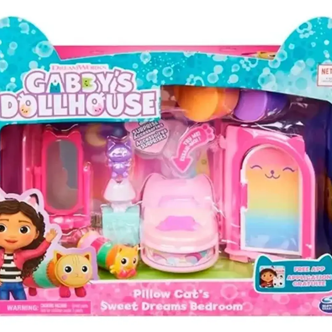  Set Ambientes C/fig Casa De Muñecas Gabbys Dollhouse Origin 22