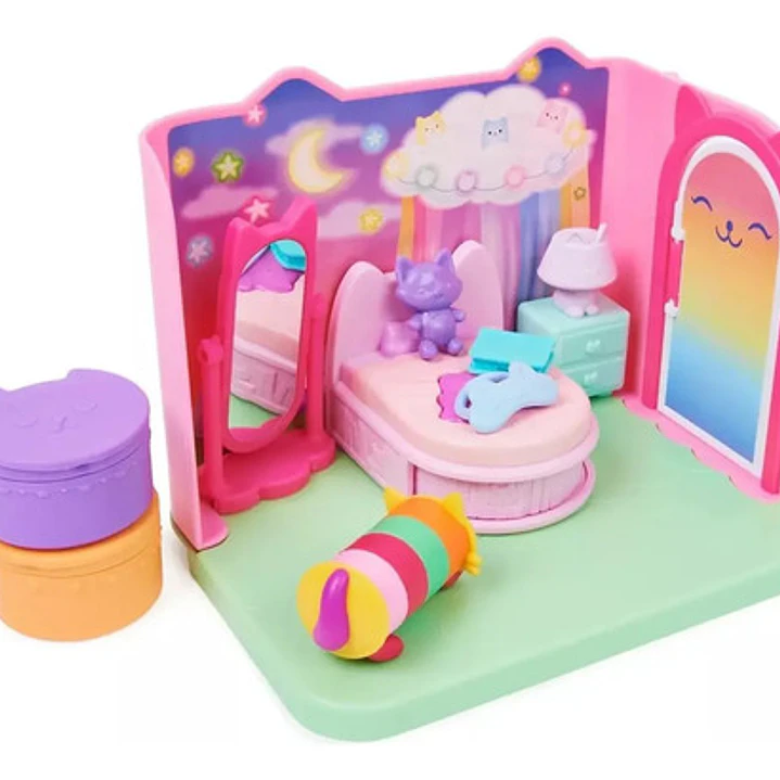  Set Ambientes C/fig Casa De Muñecas Gabbys Dollhouse Origin 24