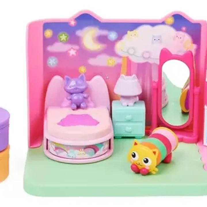  Set Ambientes C/fig Casa De Muñecas Gabbys Dollhouse Origin 25