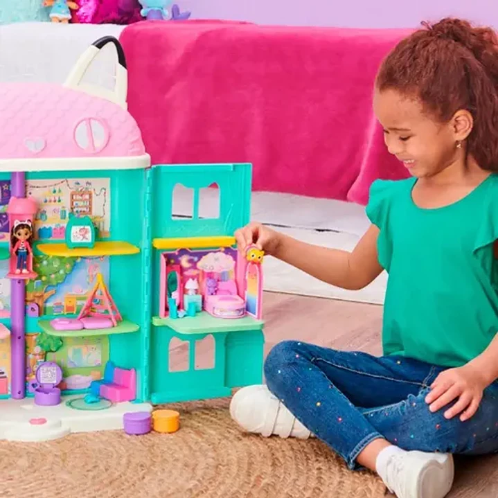 Set Ambientes C/fig Casa De Muñecas Gabbys Dollhouse Origin 28