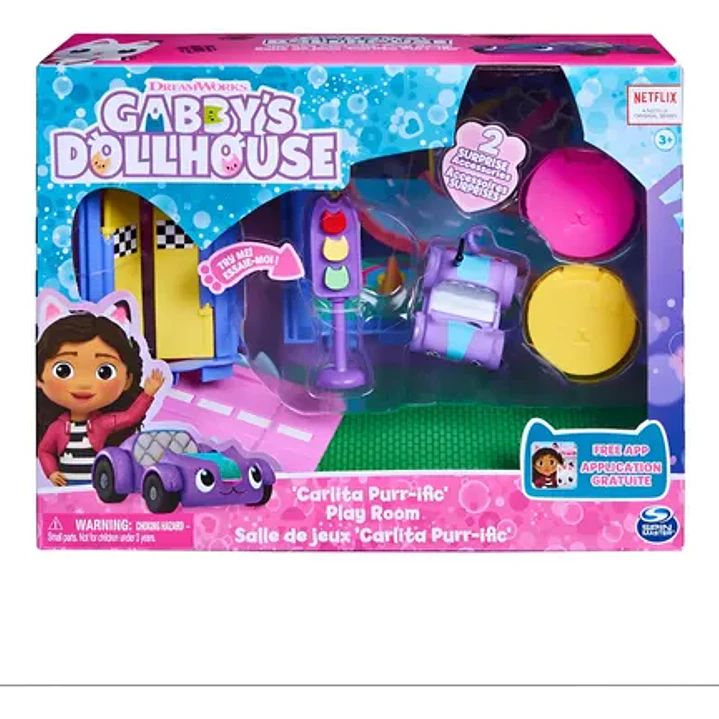  Set Ambientes C/fig Casa De Muñecas Gabbys Dollhouse Origin 29