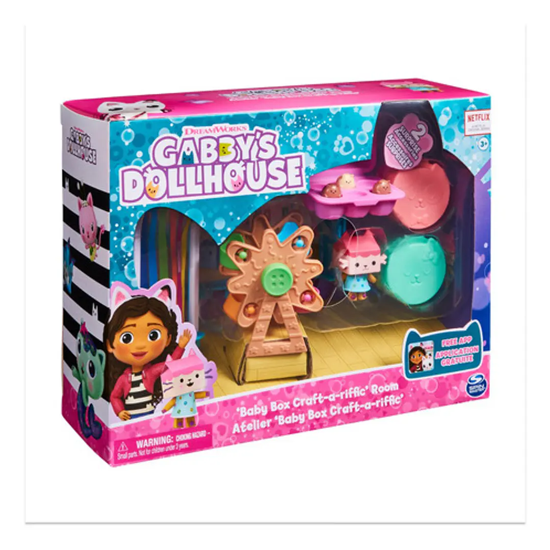  Set Ambientes C/fig Casa De Muñecas Gabbys Dollhouse Origin 42